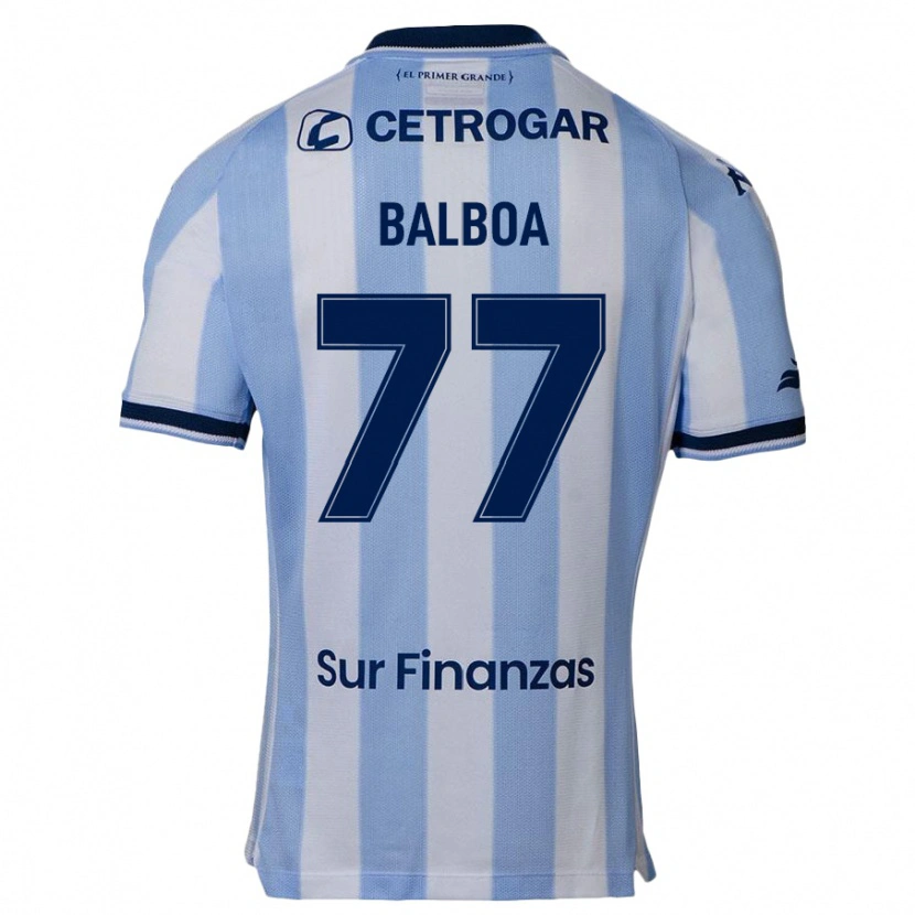 Danxen Men Adrián Balboa #77 Sky Blue Home Jersey 2025/26 T-Shirt