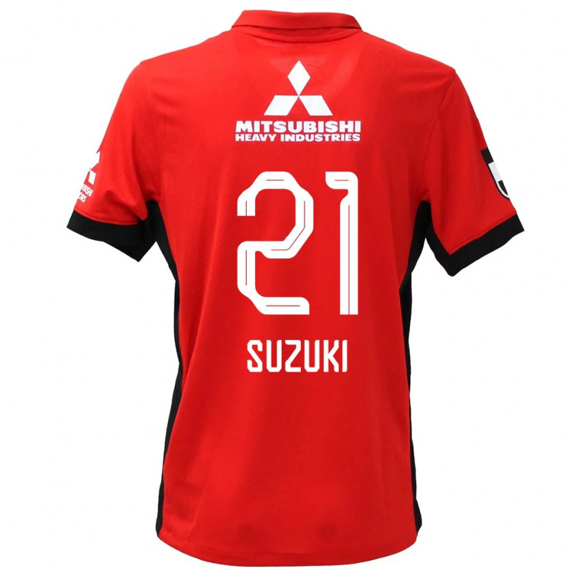 Danxen Men Sawako Suzuki #21 Red White Home Jersey 2025/26 T-Shirt