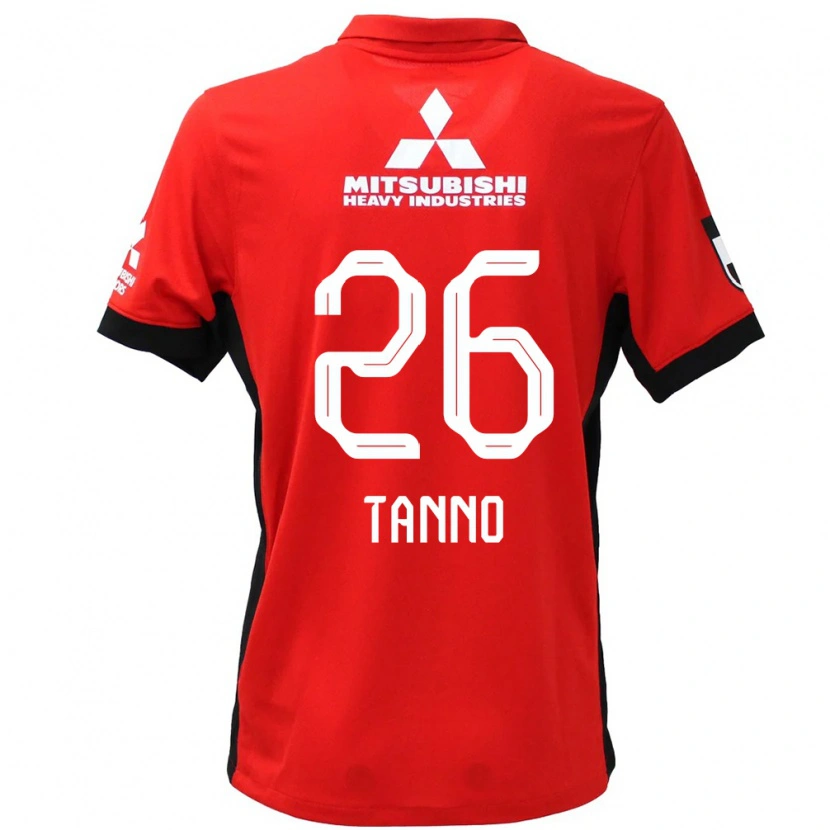 Danxen Men Ririka Tanno #26 Red White Home Jersey 2025/26 T-Shirt