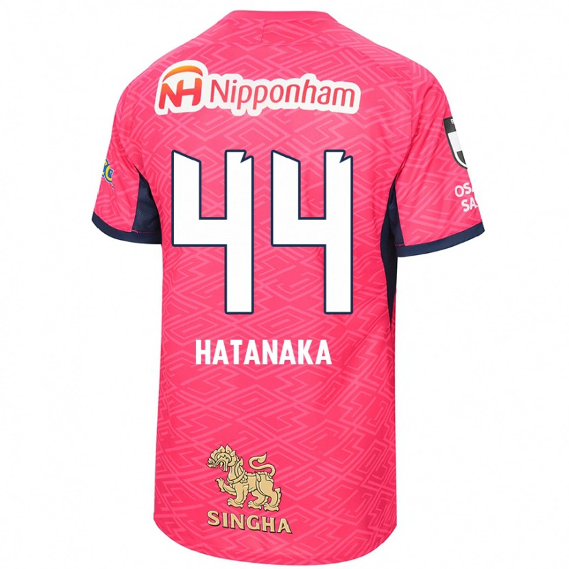 Danxen Men Shinnosuke Hatanaka #44 Sakura Pink White Home Jersey 2025/26 T-Shirt