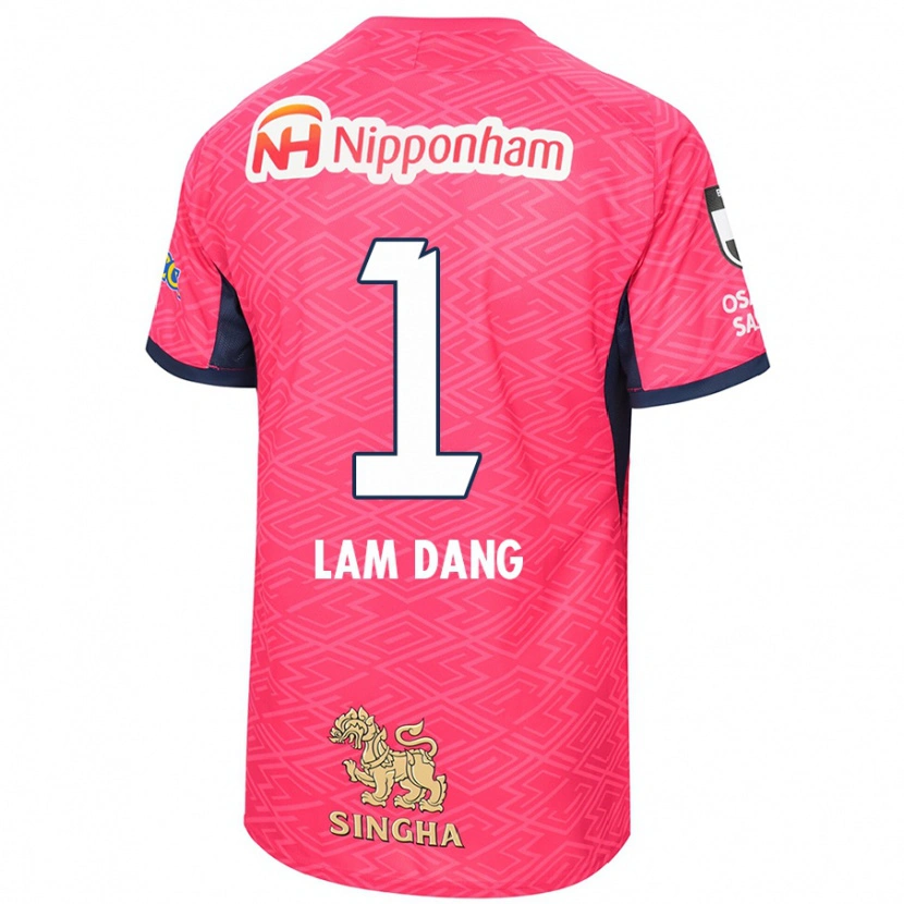 Danxen Men Van Lam Dang #1 Sakura Pink White Home Jersey 2025/26 T-Shirt