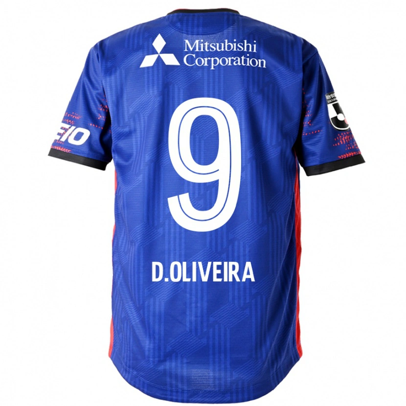 Danxen Men Diego Oliveira #9 Royal Blue White Home Jersey 2025/26 T-Shirt