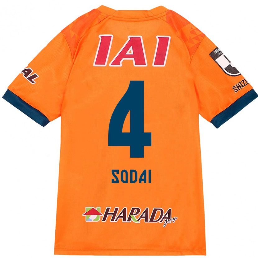 Danxen Men Sodai Hasukawa #4 Orange Red Home Jersey 2025/26 T-Shirt