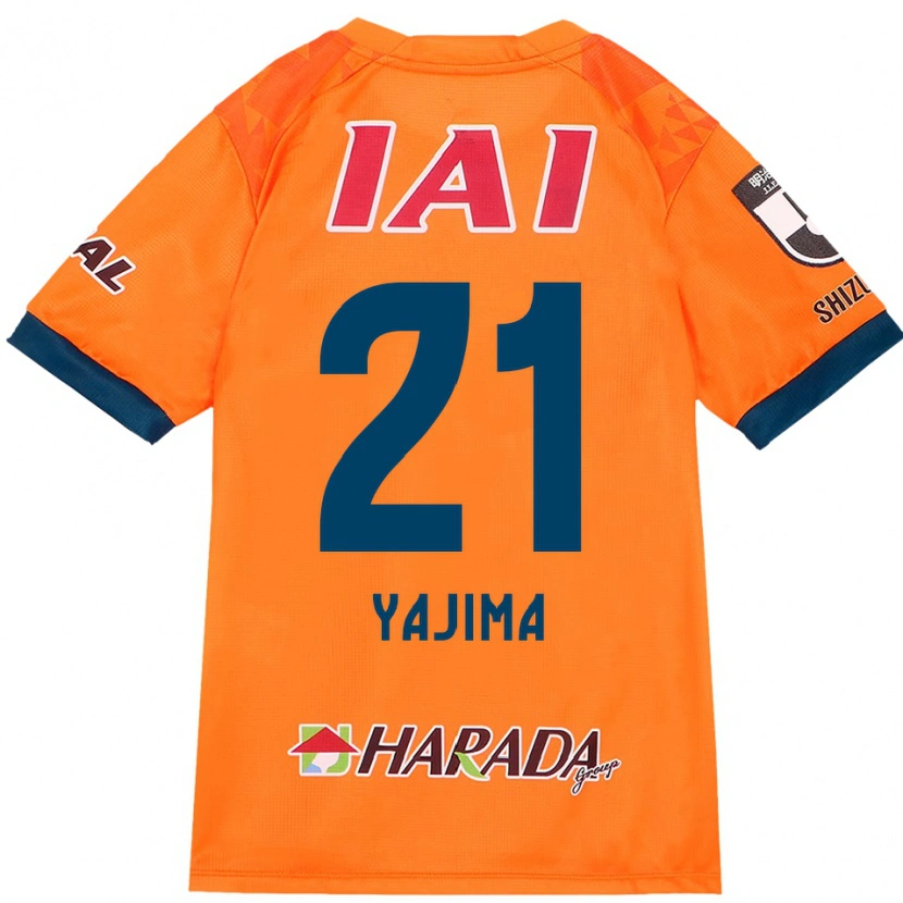 Danxen Men Shinya Yajima #21 Orange Red Home Jersey 2025/26 T-Shirt