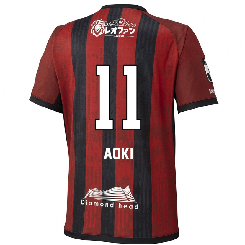 Danxen Men Ryota Aoki #11 Red Black Home Jersey 2025/26 T-Shirt