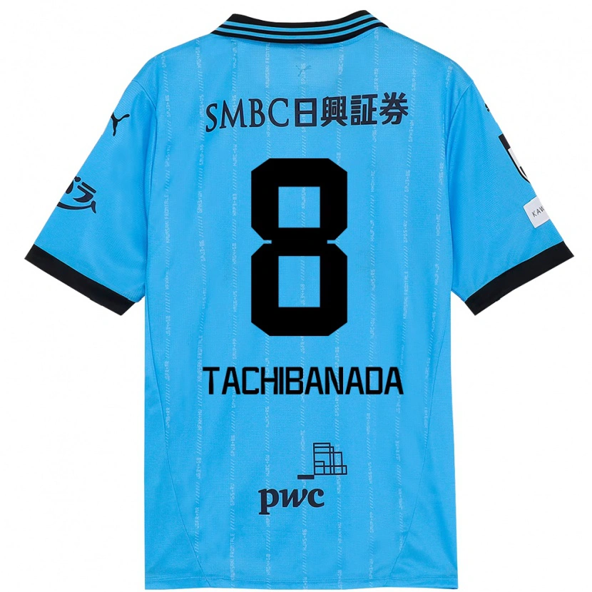 Danxen Men Kento Tachibanada #8 Sky Blue Black Home Jersey 2025/26 T-Shirt