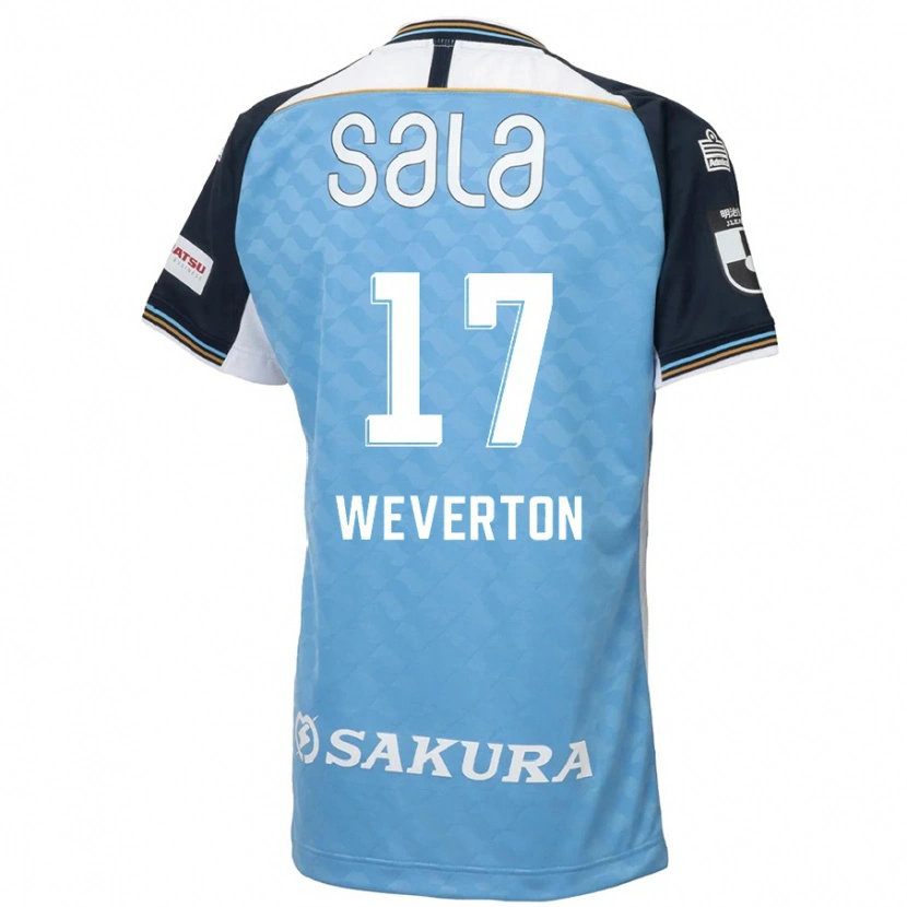 Danxen Men Weverton #17 Sky Blue Black Home Jersey 2025/26 T-Shirt