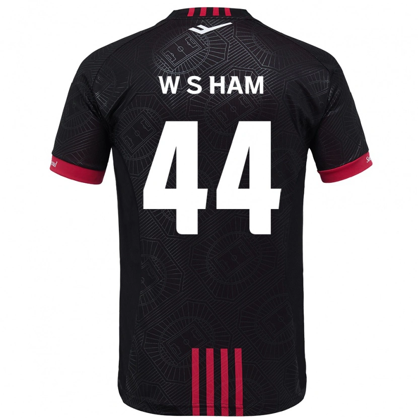 Danxen Men Sun-Woo Ham #44 Black Red Home Jersey 2025/26 T-Shirt