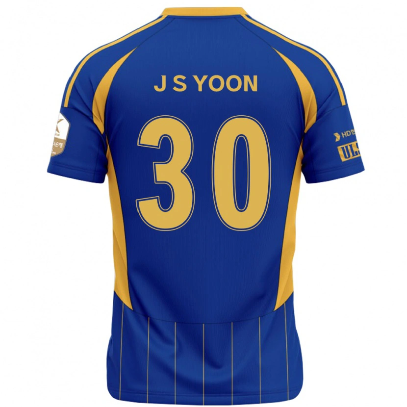 Danxen Men Jae-Seok Yoon #30 Royal Blue Yellow Home Jersey 2025/26 T-Shirt