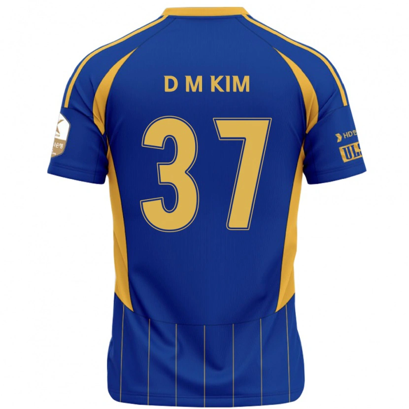 Danxen Men Do-Min Kim #37 Royal Blue Yellow Home Jersey 2025/26 T-Shirt