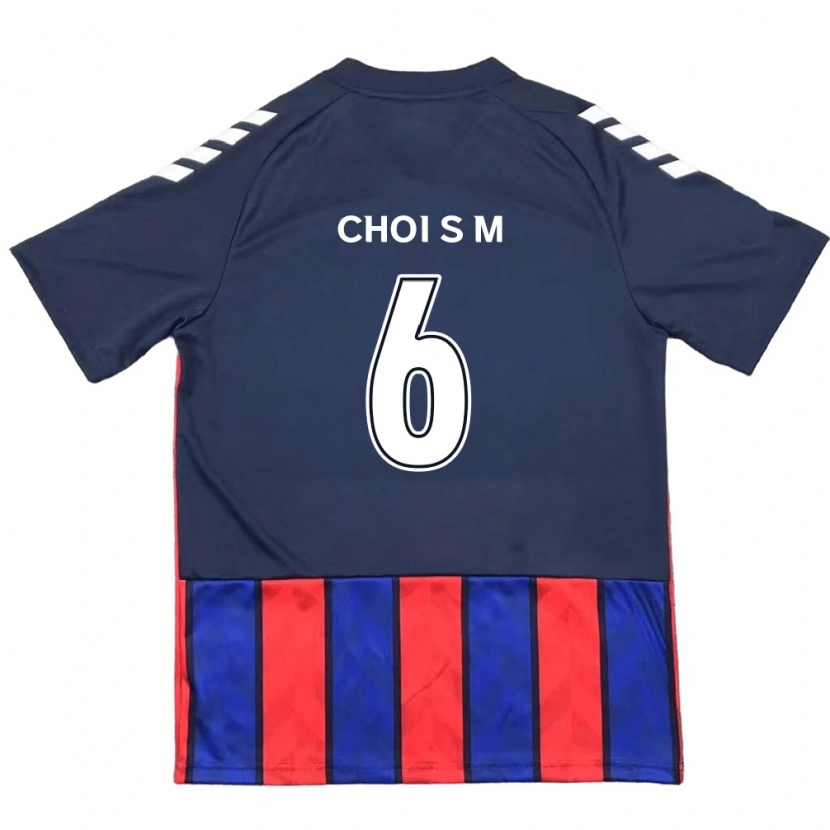 Danxen Men Choi So-Mi #6 Royal Blue Red Home Jersey 2025/26 T-Shirt