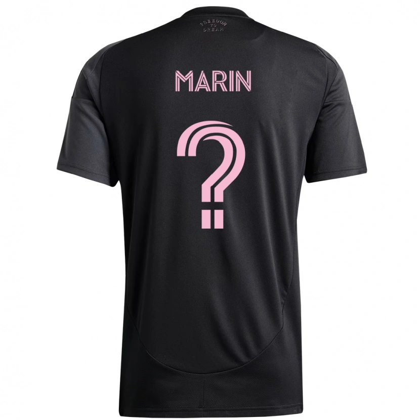 Danxen Men Matias Marin #0 Black Pink Away Jersey 2025/26 T-Shirt