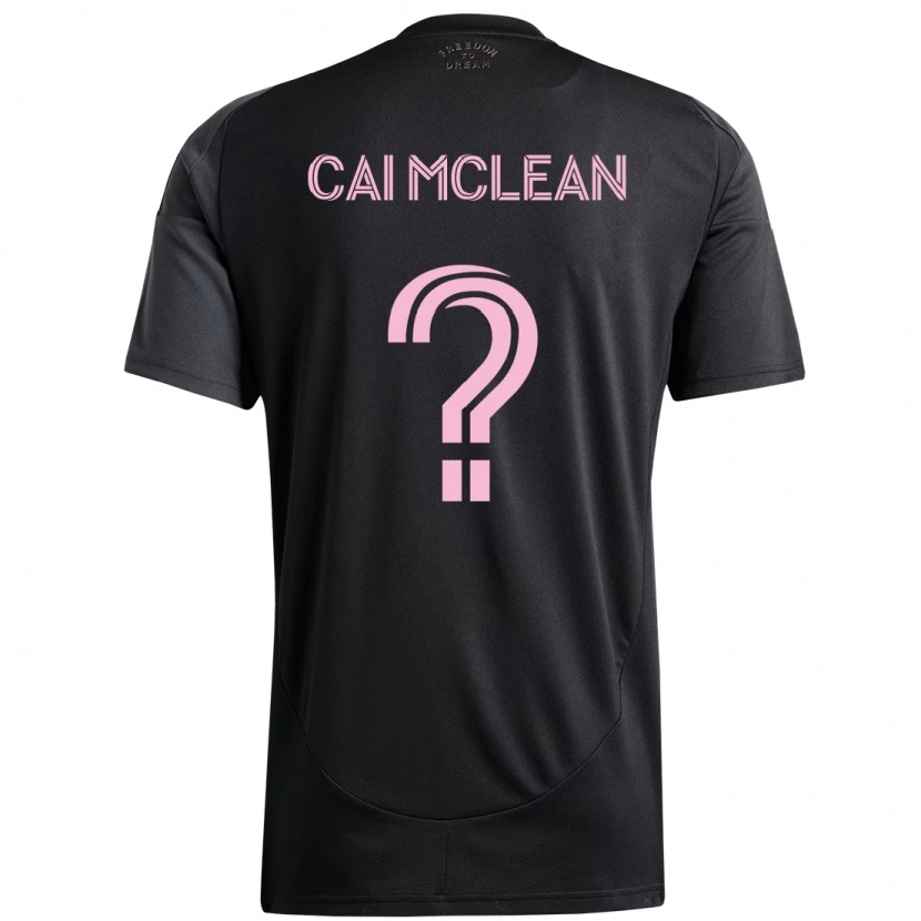 Danxen Men Cai Mclean #0 Black Pink Away Jersey 2025/26 T-Shirt