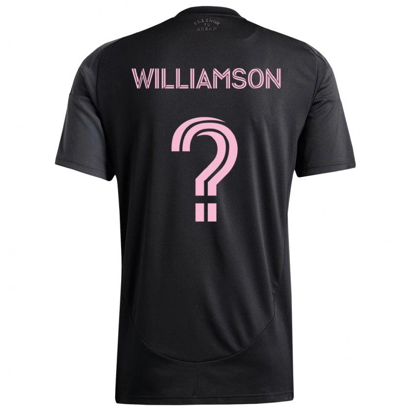 Danxen Men Kai Williamson #0 Black Pink Away Jersey 2025/26 T-Shirt