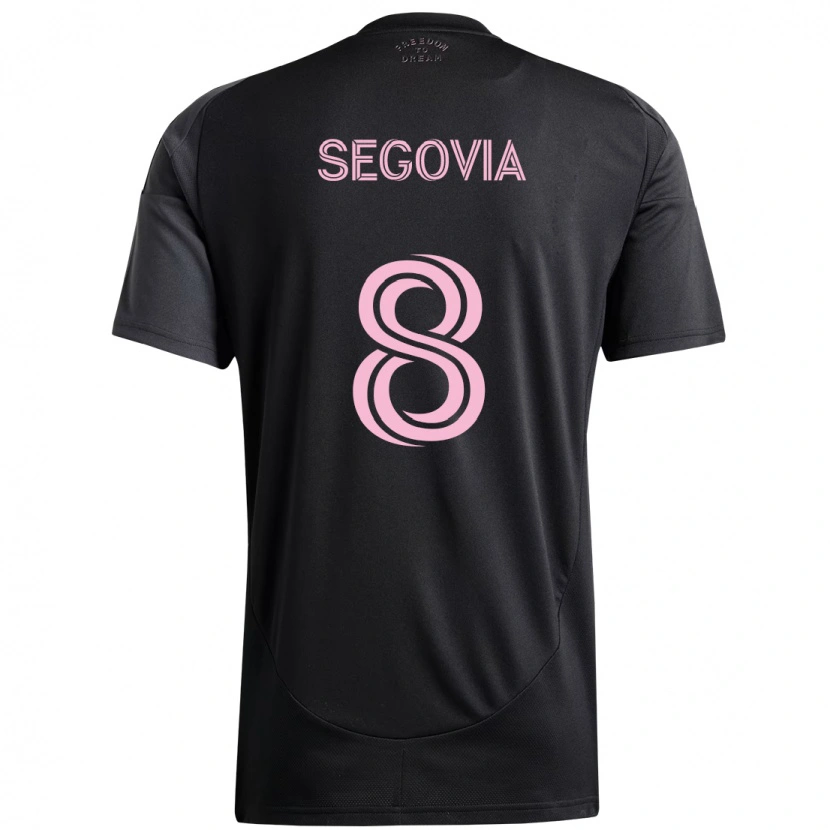 Danxen Men Telasco Segovia #8 Black Pink Away Jersey 2025/26 T-Shirt