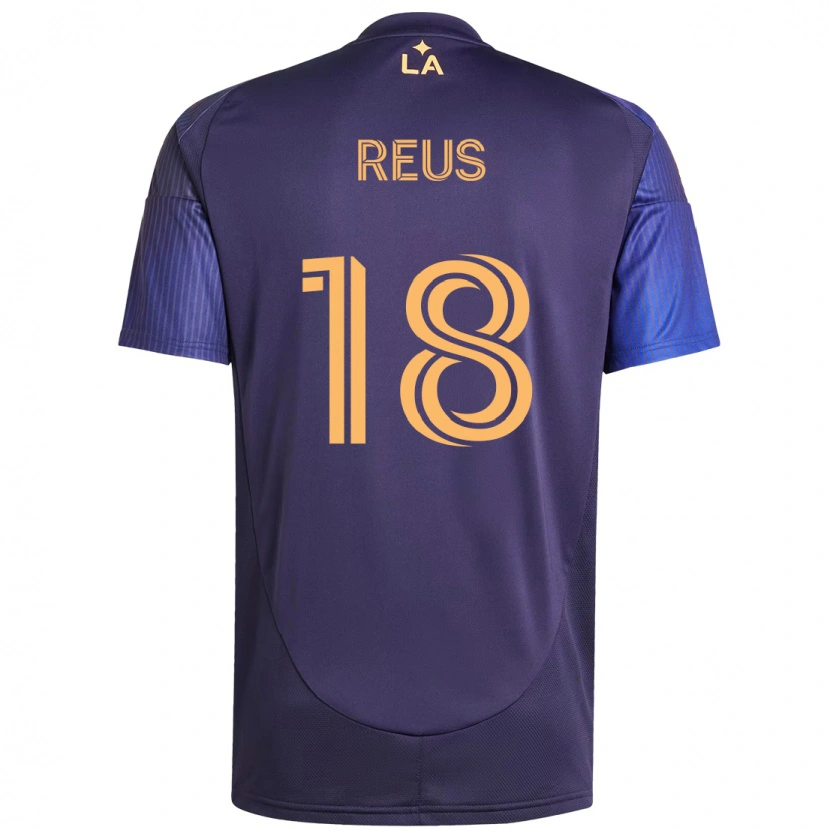 Danxen Men Marco Reus #18 Purple Blue Away Jersey 2025/26 T-Shirt