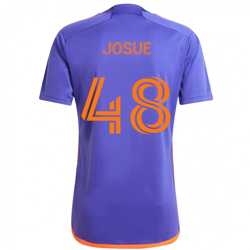 Danxen Men Josué #48 Purple  Orange Away Jersey 2025/26 T-Shirt