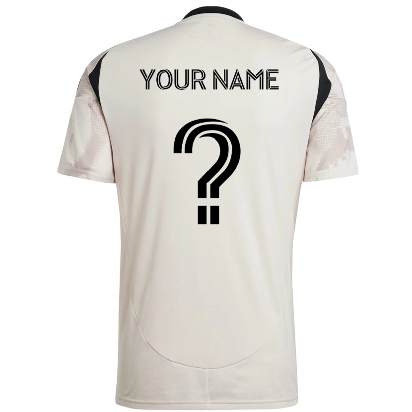 Danxen Men Your Name #0 Beige Black Away Jersey 2025/26 T-Shirt