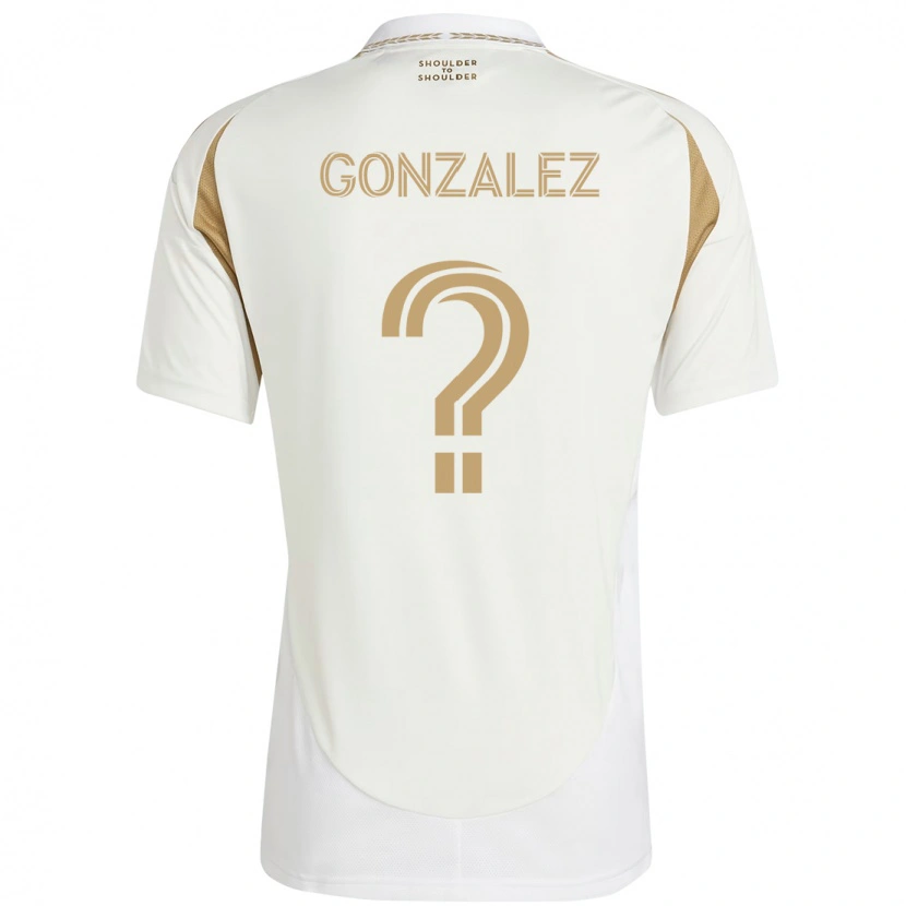 Danxen Men Mario Gonzalez #0 White Brown Away Jersey 2025/26 T-Shirt