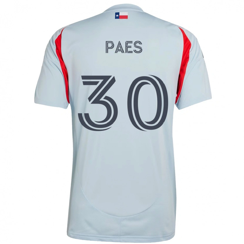 Danxen Men Maarten Paes #30 Light Blue Red Away Jersey 2025/26 T-Shirt