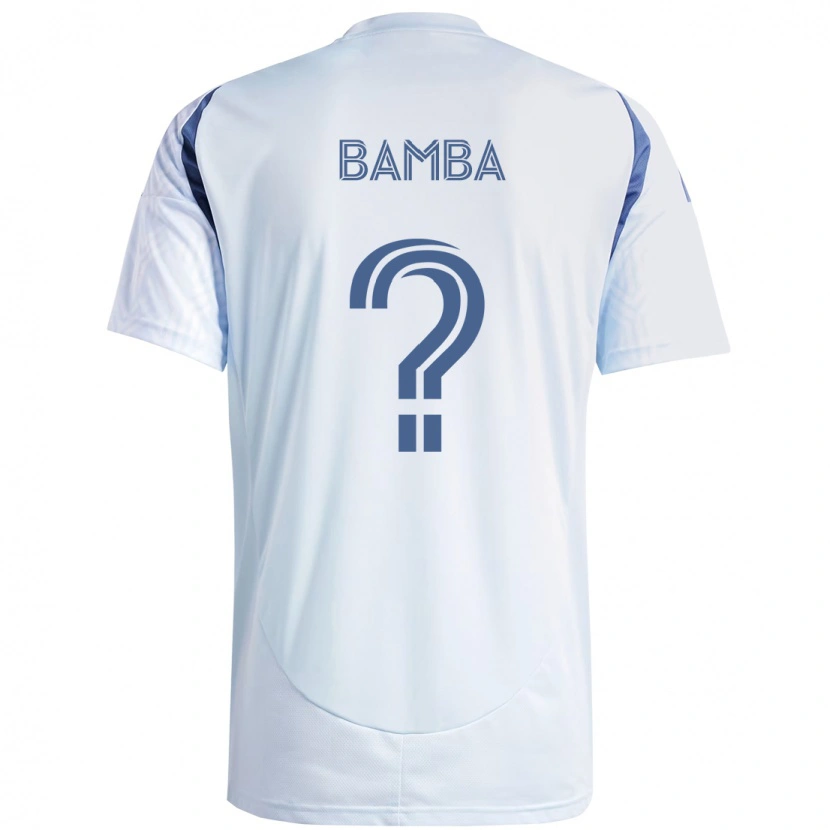 Danxen Men Jonathan Bamba #0 Light Sky Blueblue Away Jersey 2025/26 T-Shirt