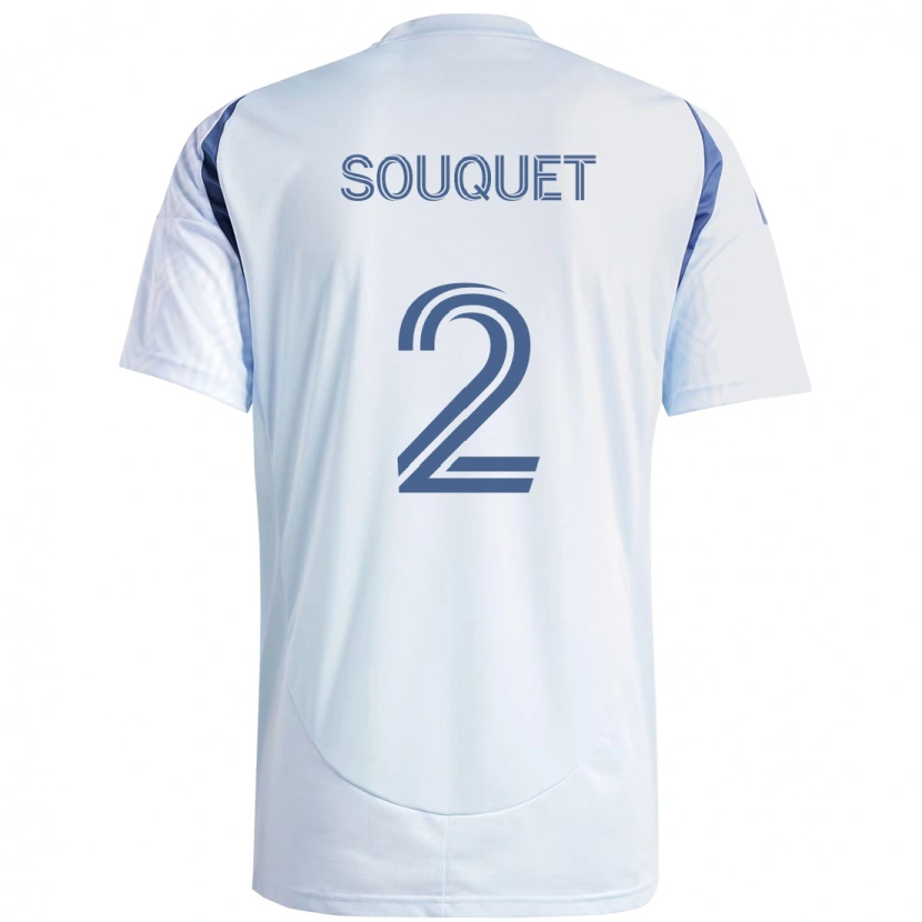 Danxen Men Arnaud Souquet #2 Light Sky Blueblue Away Jersey 2025/26 T-Shirt