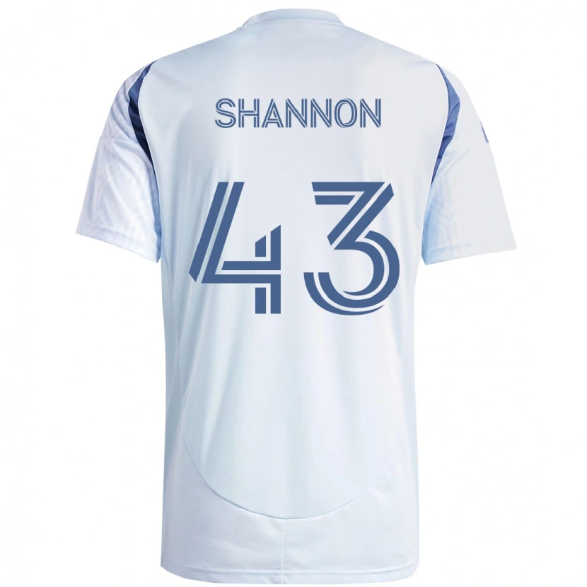 Danxen Men Jaylen Shannon #43 Light Sky Blueblue Away Jersey 2025/26 T-Shirt