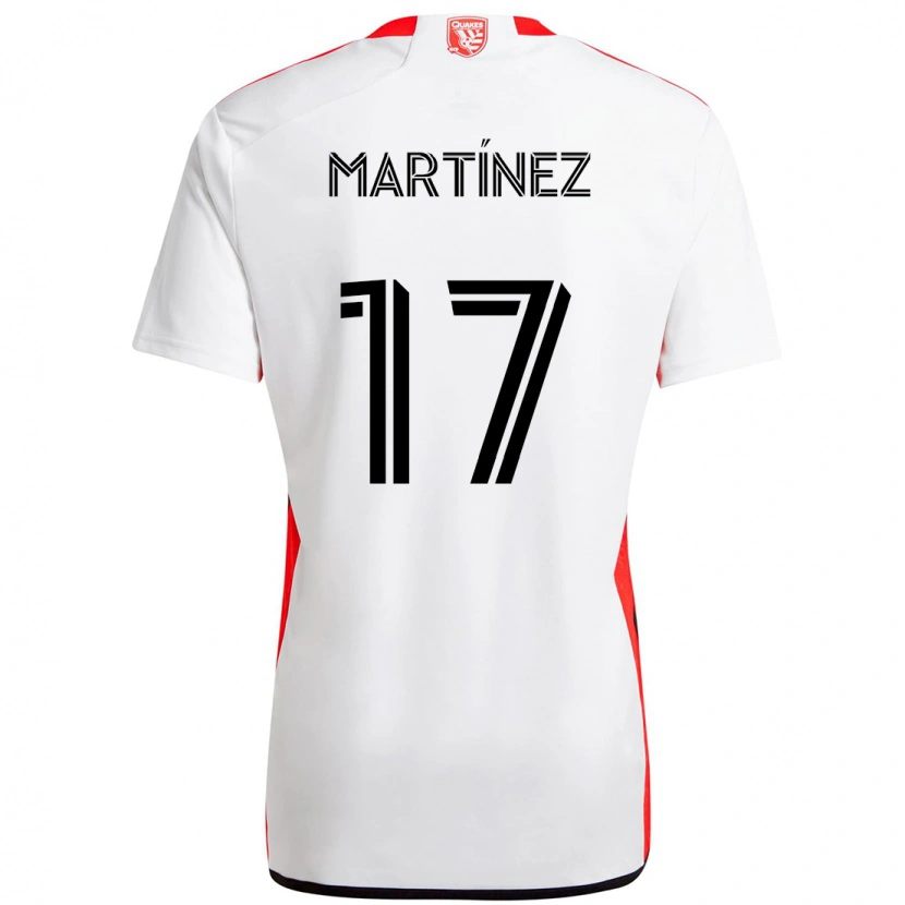 Danxen Men Josef Martínez #17 White Red Away Jersey 2025/26 T-Shirt