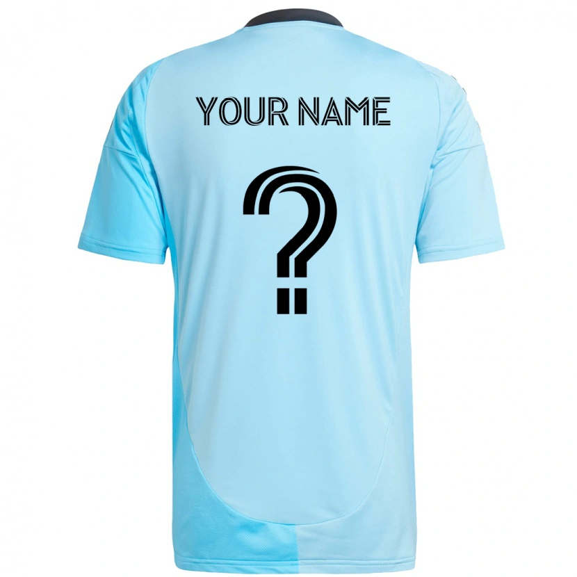 Danxen Men Your Name #0 Sky Blue Away Jersey 2025/26 T-Shirt