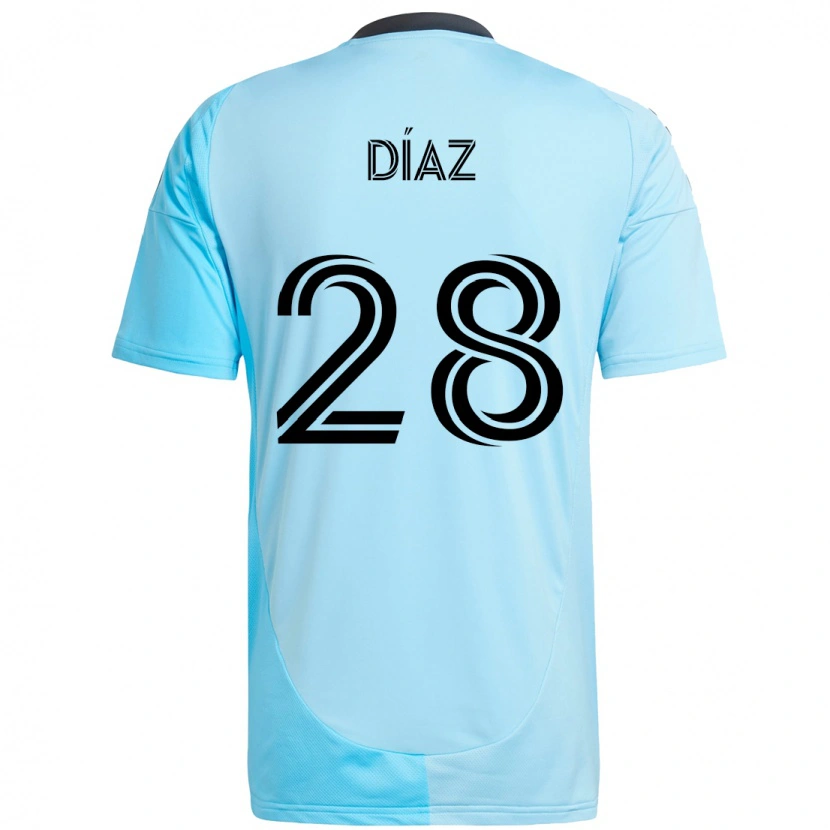 Danxen Men Jefferson Díaz #28 Sky Blue Away Jersey 2025/26 T-Shirt