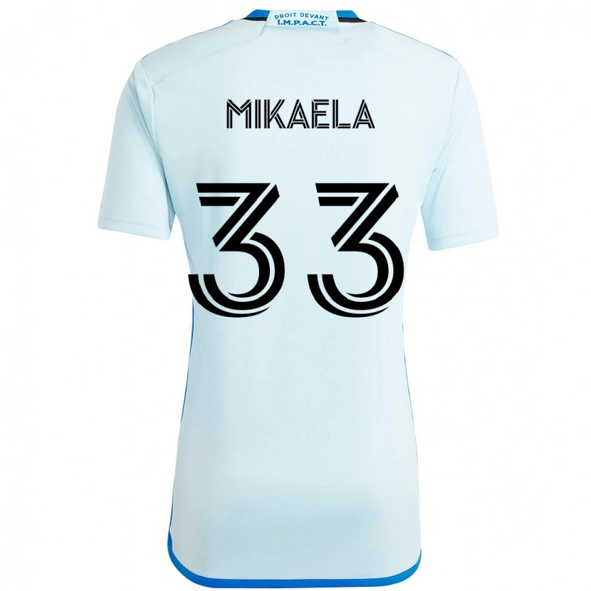 Danxen Men Aitken Mikaela #33 Sky Blue Dark Blue Away Jersey 2025/26 T-Shirt