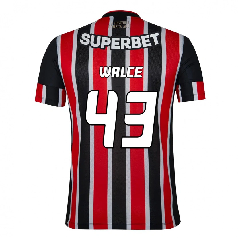 Danxen Men Walce #43 Black Red Away Jersey 2025/26 T-Shirt