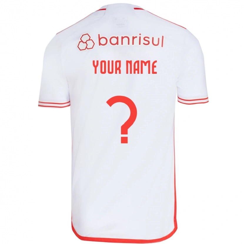 Danxen Men Your Name #0 White Red Away Jersey 2025/26 T-Shirt