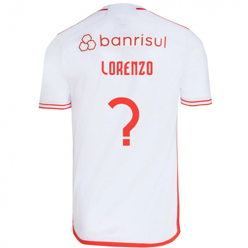 Danxen Men Lorenzo #0 White Red Away Jersey 2025/26 T-Shirt