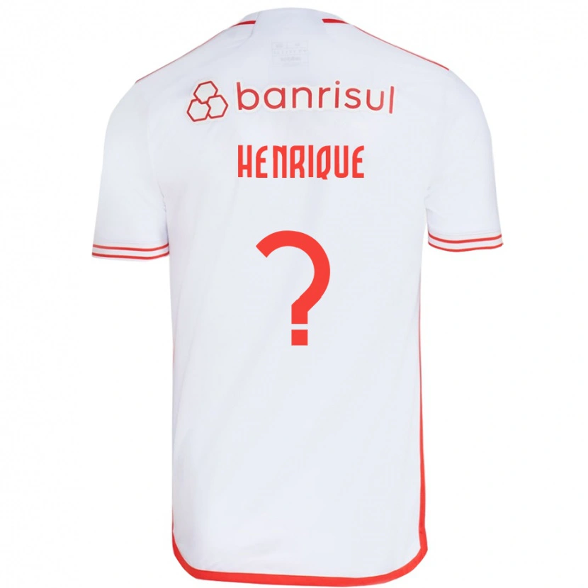 Danxen Men Henrique #0 White Red Away Jersey 2025/26 T-Shirt