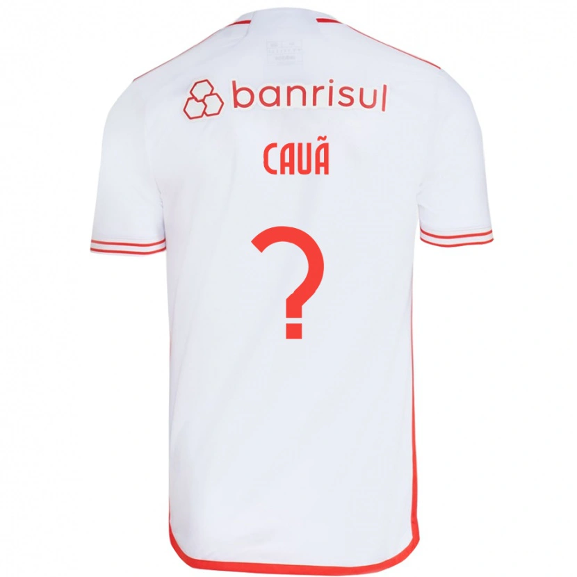 Danxen Men Cauã #0 White Red Away Jersey 2025/26 T-Shirt