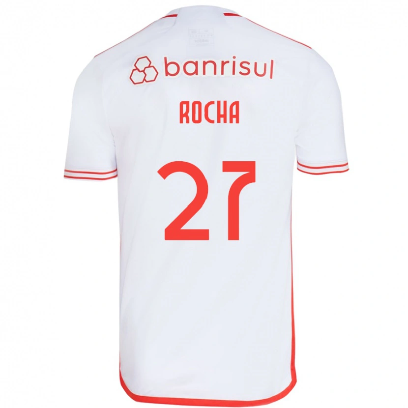 Danxen Men Kaique Rocha #27 White Red Away Jersey 2025/26 T-Shirt