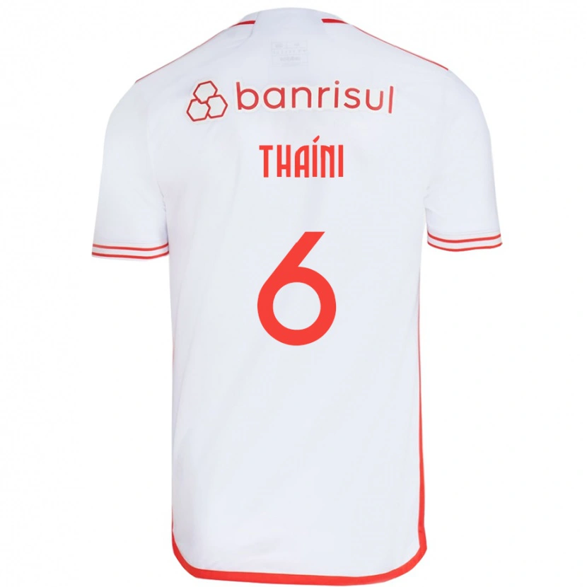 Danxen Men Thaíni #6 White Red Away Jersey 2025/26 T-Shirt