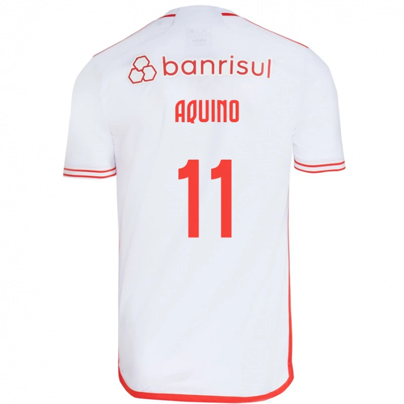 Danxen Men Belén Aquino #11 White Red Away Jersey 2025/26 T-Shirt