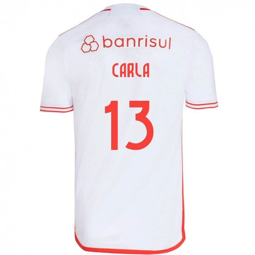 Danxen Men Carla #13 White Red Away Jersey 2025/26 T-Shirt