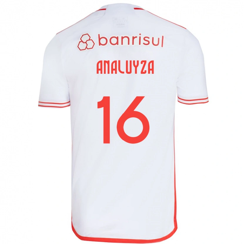 Danxen Men Analuyza #16 White Red Away Jersey 2025/26 T-Shirt