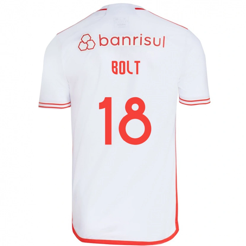 Danxen Men Tamara Bolt #18 White Red Away Jersey 2025/26 T-Shirt