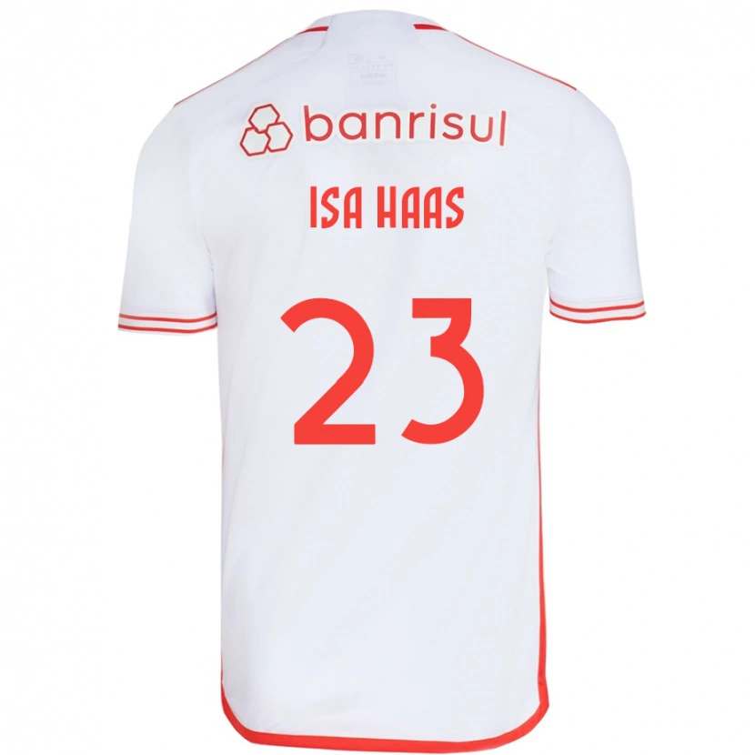 Danxen Men Isa Haas #23 White Red Away Jersey 2025/26 T-Shirt