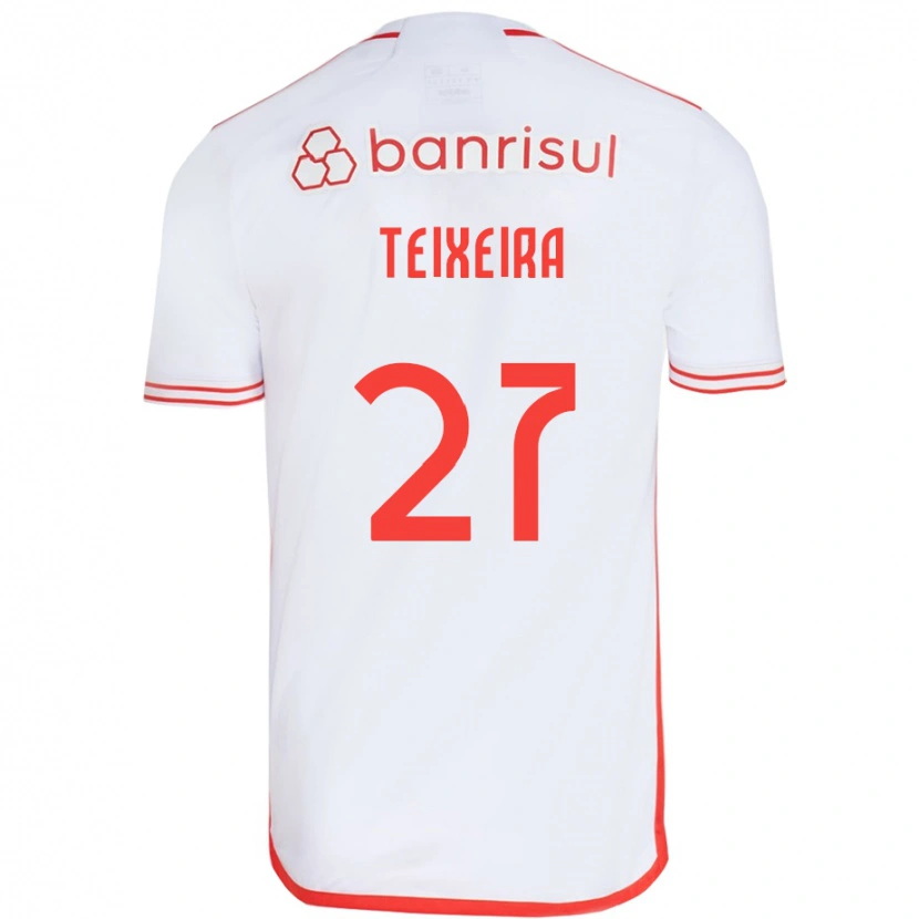 Danxen Men Danny Teixeira #27 White Red Away Jersey 2025/26 T-Shirt