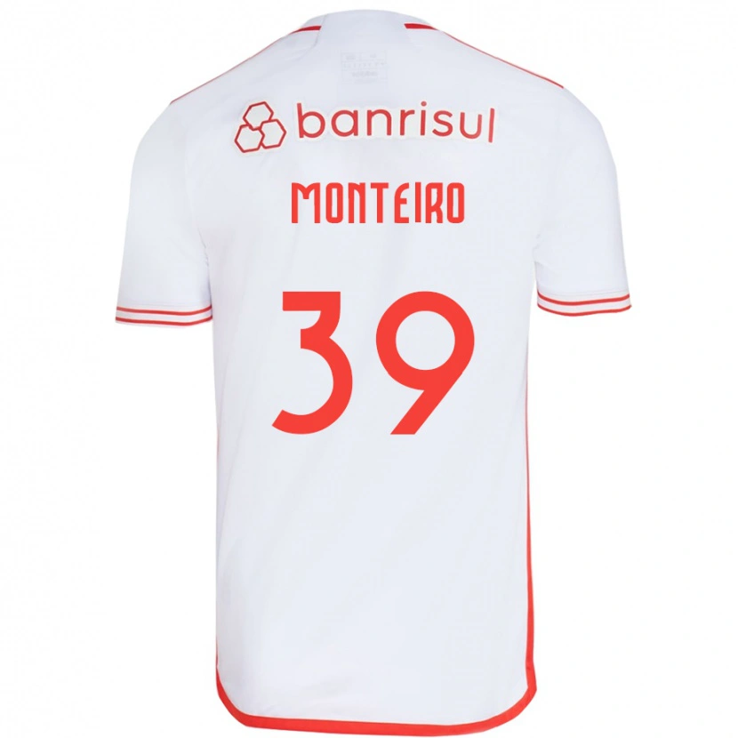 Danxen Men Letícia Monteiro #39 White Red Away Jersey 2025/26 T-Shirt