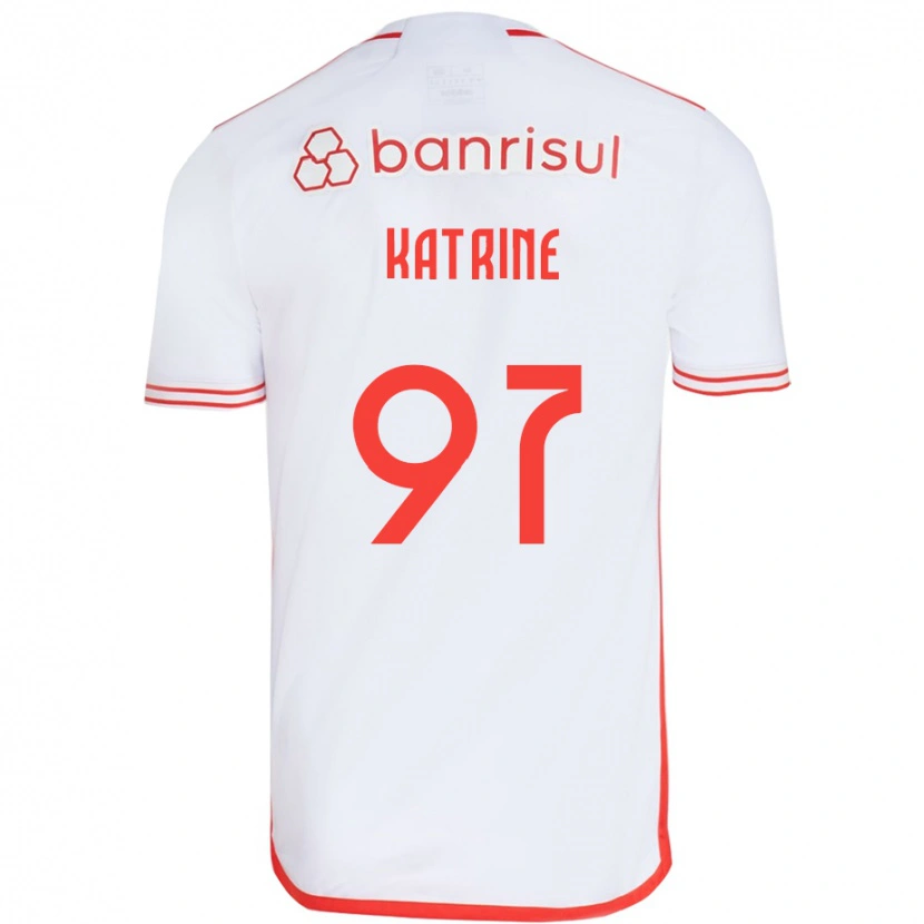 Danxen Men Katrine #97 White Red Away Jersey 2025/26 T-Shirt