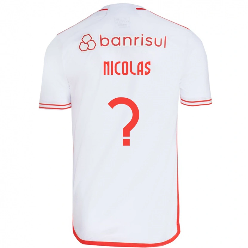 Danxen Men Nicolas #0 White Red Away Jersey 2025/26 T-Shirt