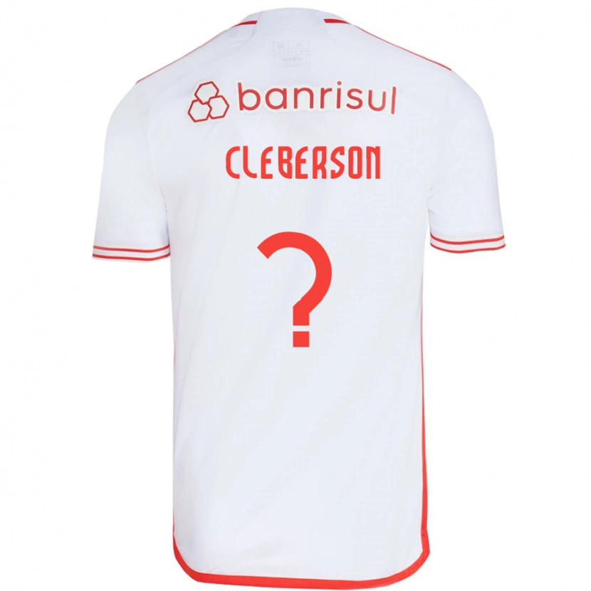 Danxen Men Cleberson #0 White Red Away Jersey 2025/26 T-Shirt