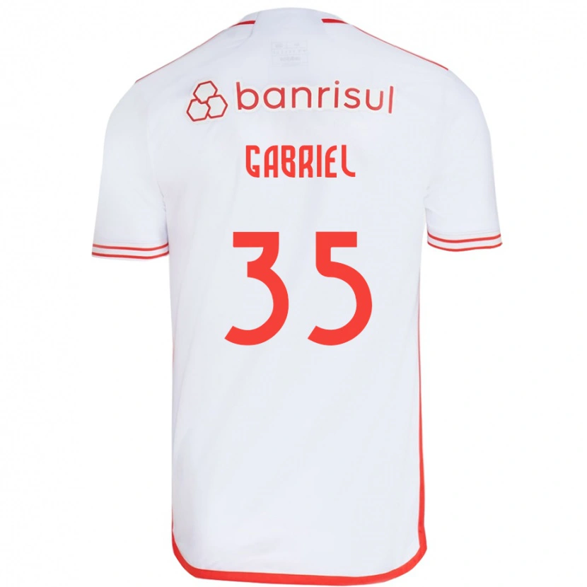 Danxen Men Ze Gabriel #35 White Red Away Jersey 2025/26 T-Shirt