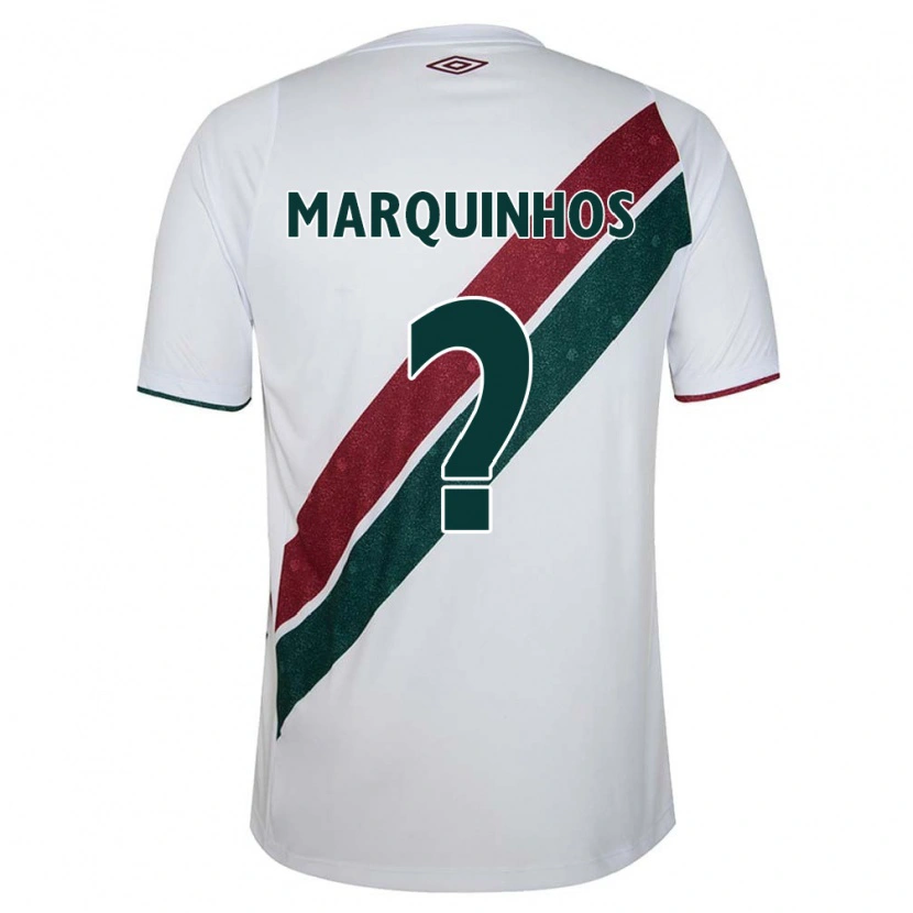 Danxen Men Marquinhos #0 White Green Maroon Away Jersey 2025/26 T-Shirt